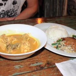 Curry con pollo