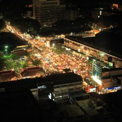 Il Night Bazar dall'alto