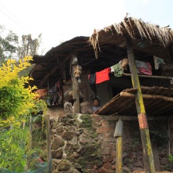 Una tipica casa Hmong