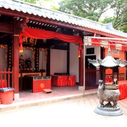 L'interno del tempio cinese