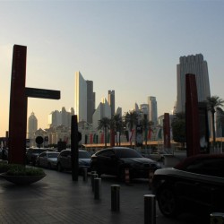 La skyline di Dubai