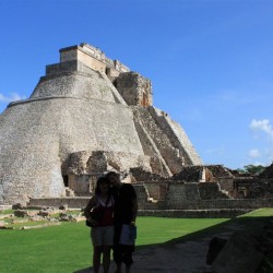 La piramide di Adivino a Uxmal