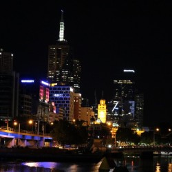 Melbourne di notte